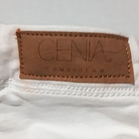 Cenia Convi Skinny Jeans-Size 14-White-Zippered Gusset-Body Shaping-Coastal - Picture 9 of 13